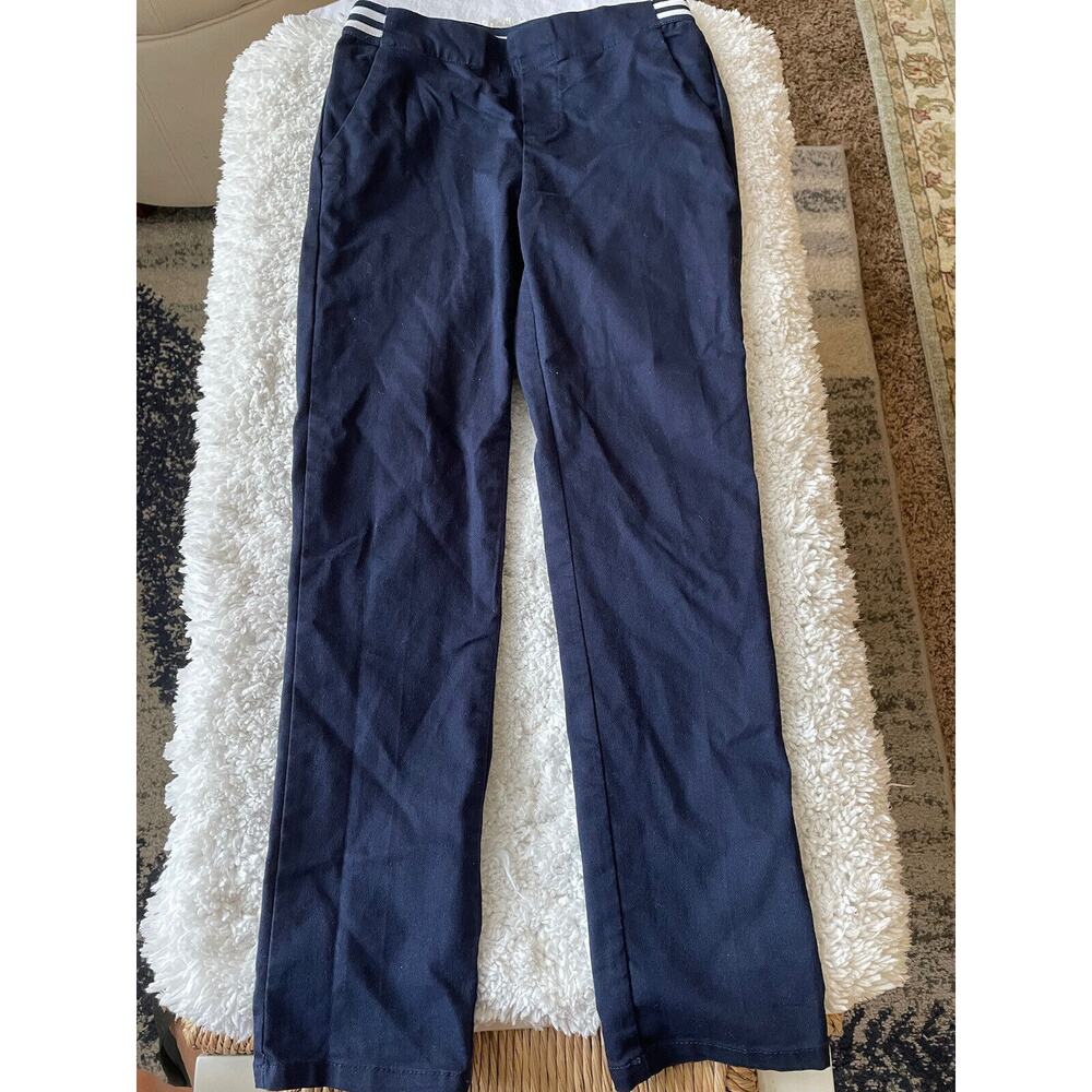 Boys Sz. 8 Navy Soft waist Chino Style Pants. Cute, Grt. Quality